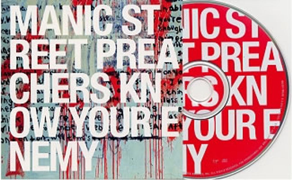 Manic Street Preachers Know Your Enemy US Promo CD album (CDLP) DPRO-16150