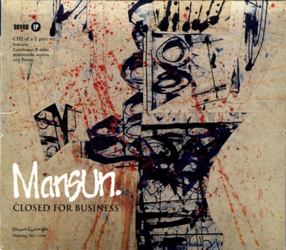 Mansun Closed For Business - Cd2 UK CD single (CD5 / 5") CDRS6482