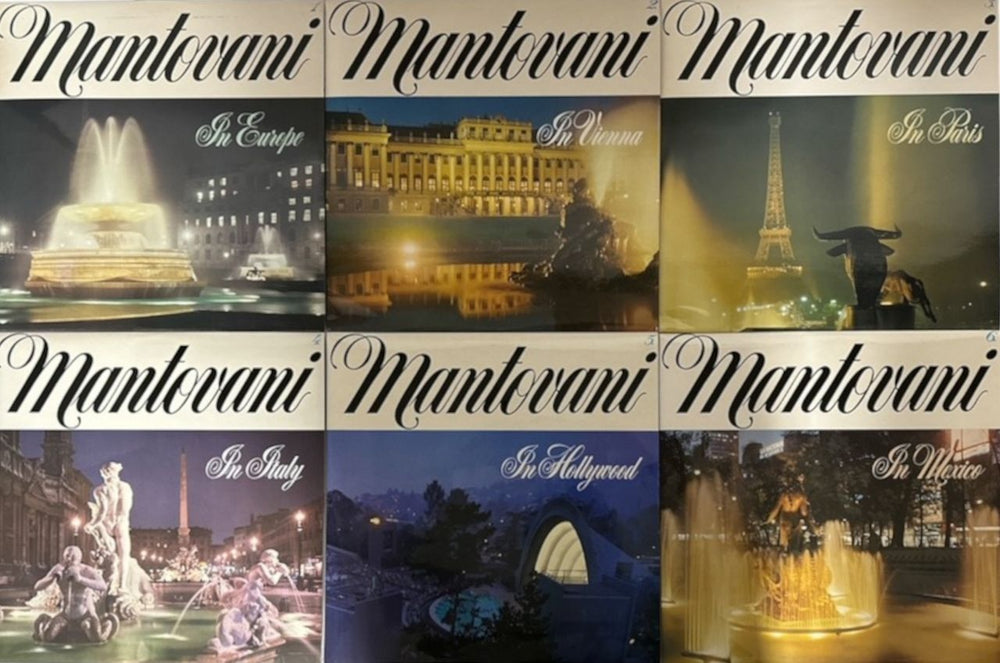 Mantovani In Europe / Vienna / Paris / Italy / Hollywood / Mexico UK vinyl LP album (LP record) RDS6891/2/3/4/5/6