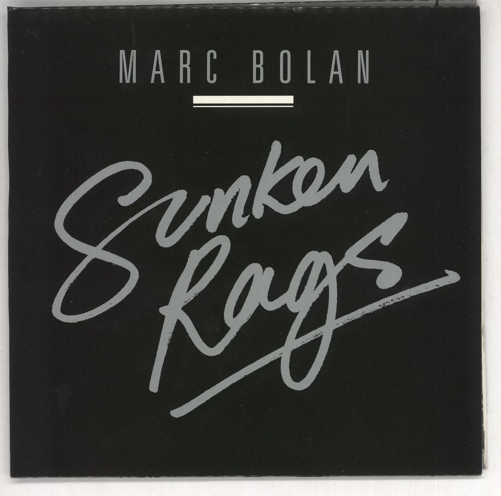 Marc Bolan Sunken Rags UK 7" vinyl single (7 inch record / 45) TANX2