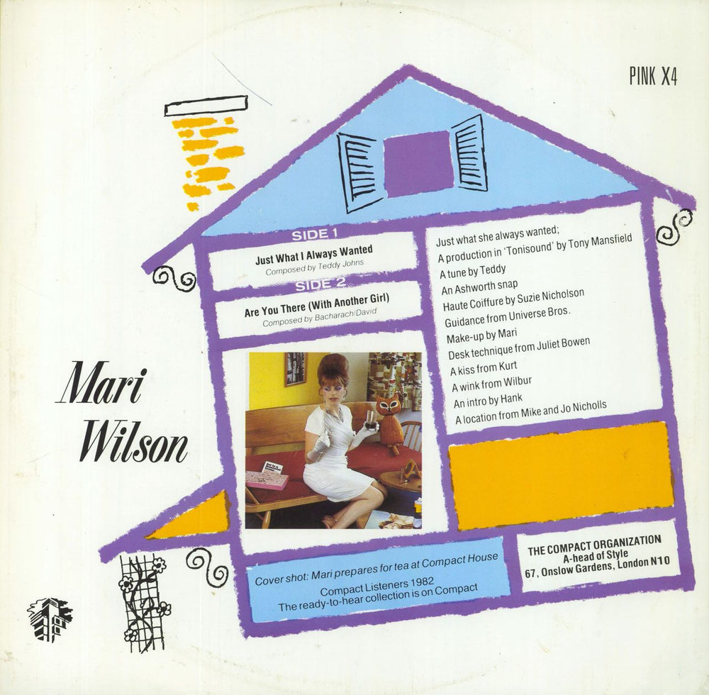 Mari Wilson Just What I Always Wanted UK 12" vinyl single (12 inch record / Maxi-single)