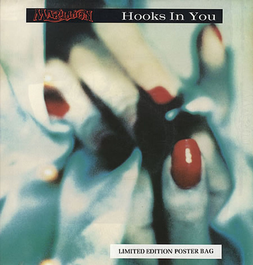 Marillion Hooks In You - Poster Sleeve UK 12" vinyl single (12 inch record / Maxi-single) 12MARILP10