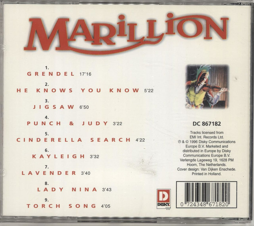 Marillion Kayleigh Dutch CD album (CDLP) MARCDKA659763