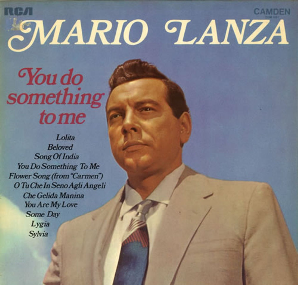 Mario Lanza You Do Something To Me UK vinyl LP album (LP record) CDM1001