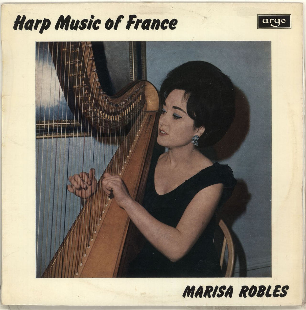 Marisa Robles Harp Music of France UK vinyl LP album (LP record) RG458