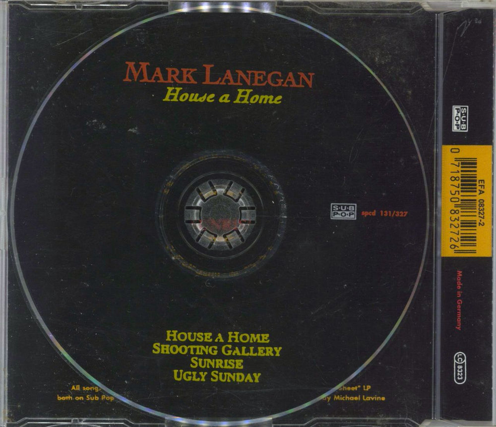 Mark Lanegan House A Home German CD single (CD5 / 5") 718750832726