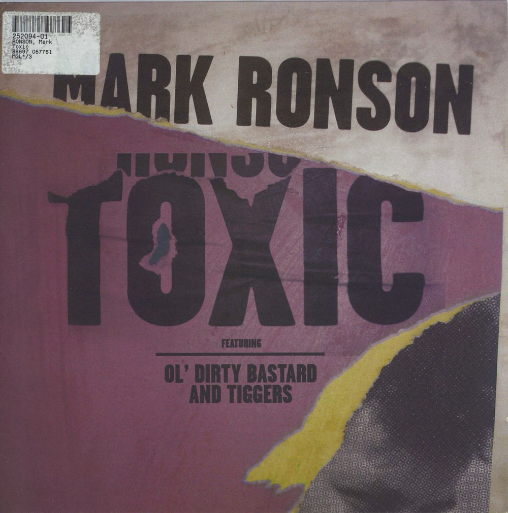 Mark Ronson Toxic / God Put A Smile On Your Face UK 10" vinyl single (10 inch record) 88697057761