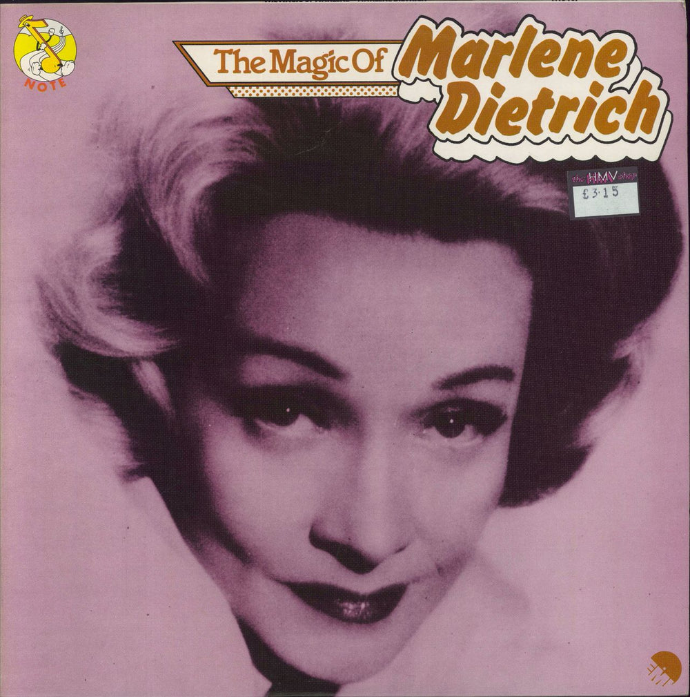 Marlene Dietrich The Magic Of Marlene Dietrich UK vinyl LP album (LP record) NTS107