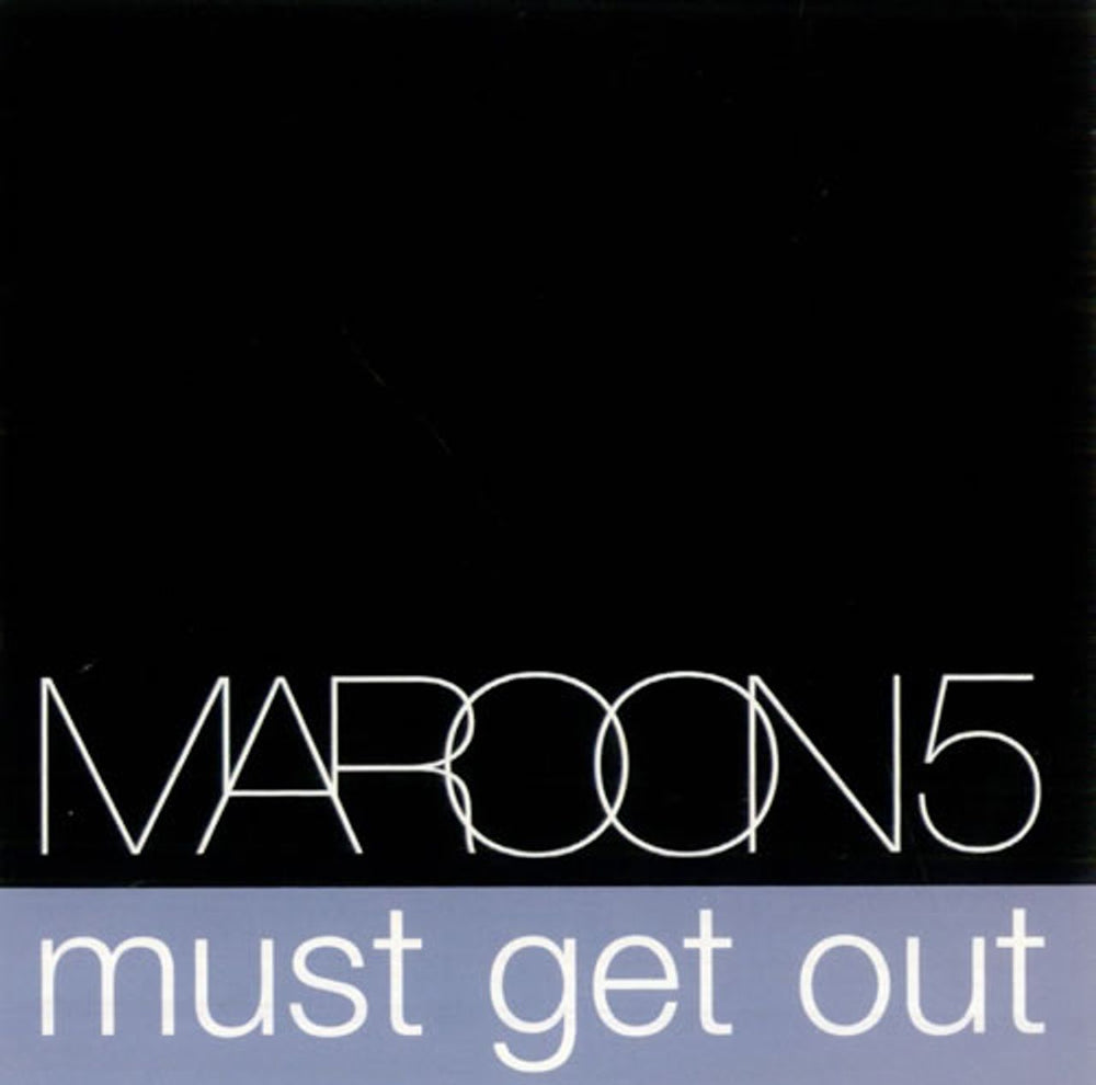 Maroon 5 Must Get Out European Promo CD single (CD5 / 5") M5MGO