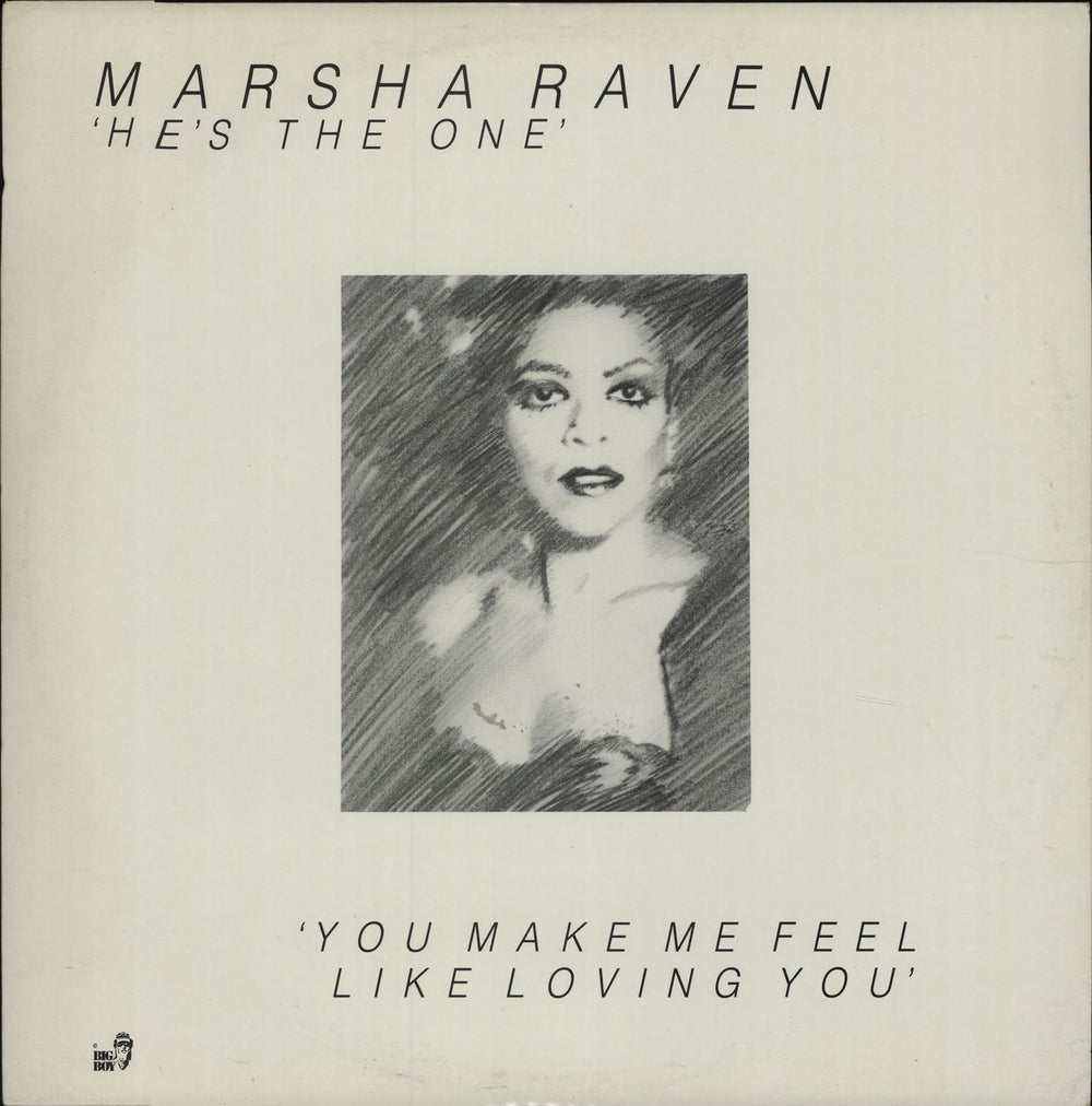 Marsha Raven He's The One UK 12" vinyl single (12 inch record / Maxi-single) BB1.12