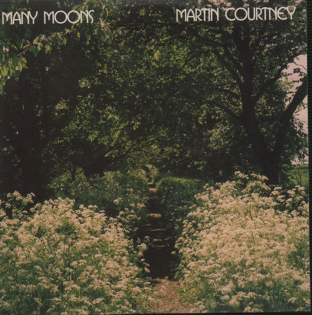 Martin Courtney Many Moons UK Promo CD album (CDLP) WIGCD363P