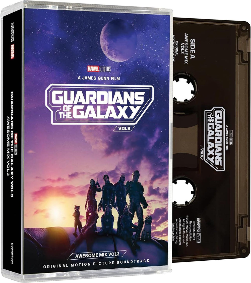 Marvel Guardians Of The Galaxy Vol. 3: Awesome Mix Vol. 3 - Smoke Brown Tint Cassette - Sealed UK cassette album 6AWCLGU827067