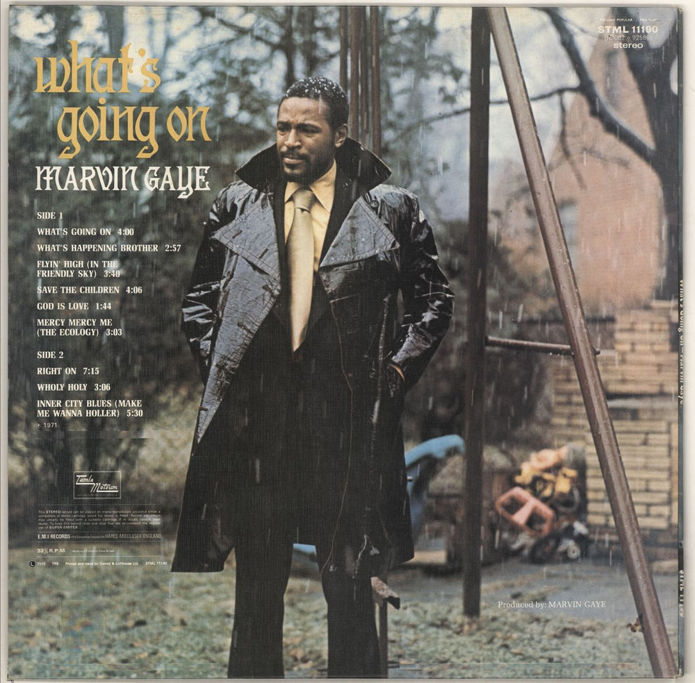 Marvin Gaye What's Going On - 1st + Insert - EX UK vinyl LP album (LP record) MVGLPWH498265