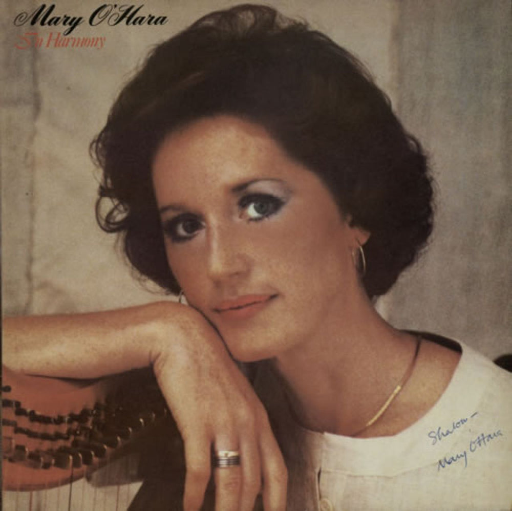 Mary O'Hara In Harmony - Autographed UK vinyl LP album (LP record) CHR1217