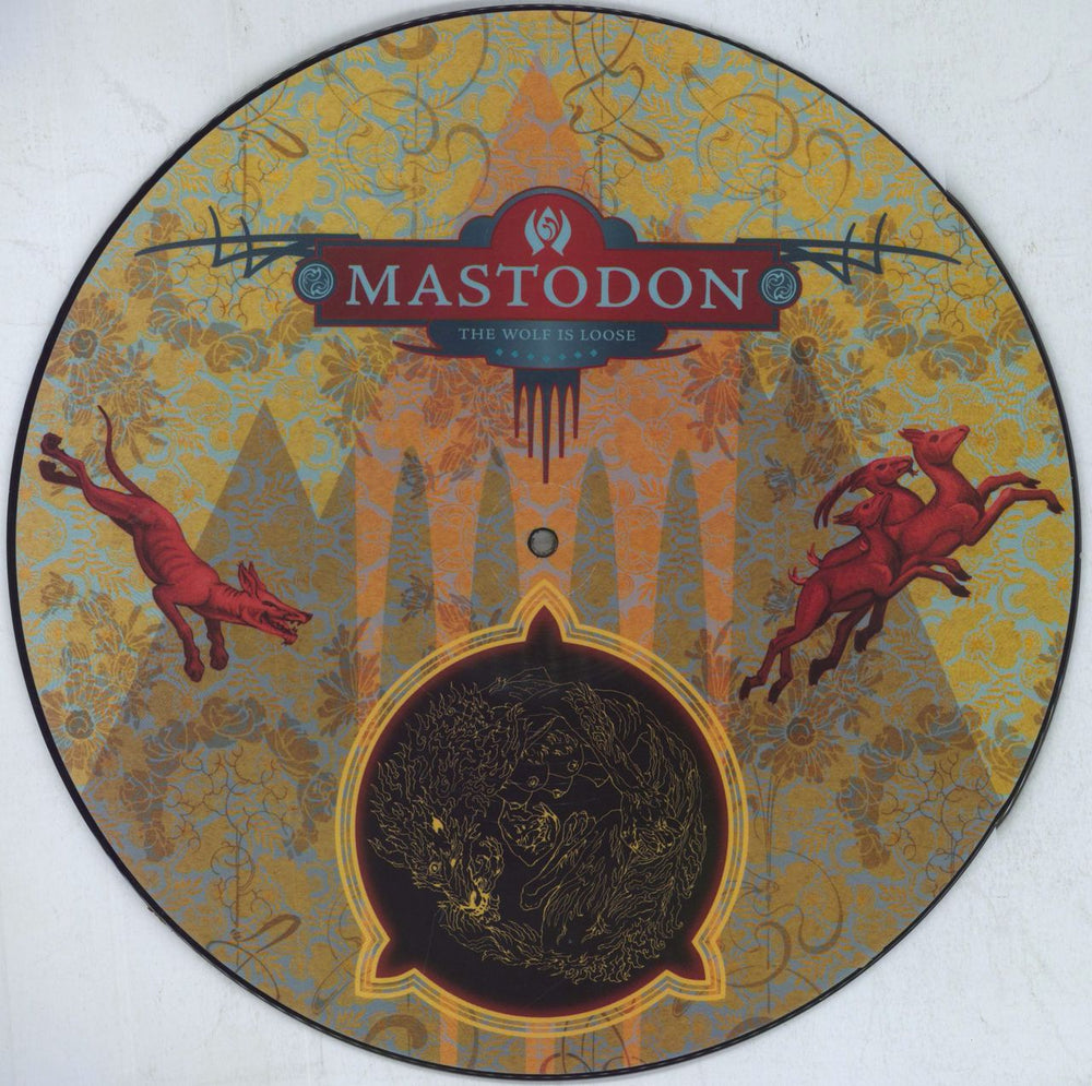 Mastodon The Wolf Is Loose UK 12" vinyl picture disc (12 inch picture record) MS62PTH821031