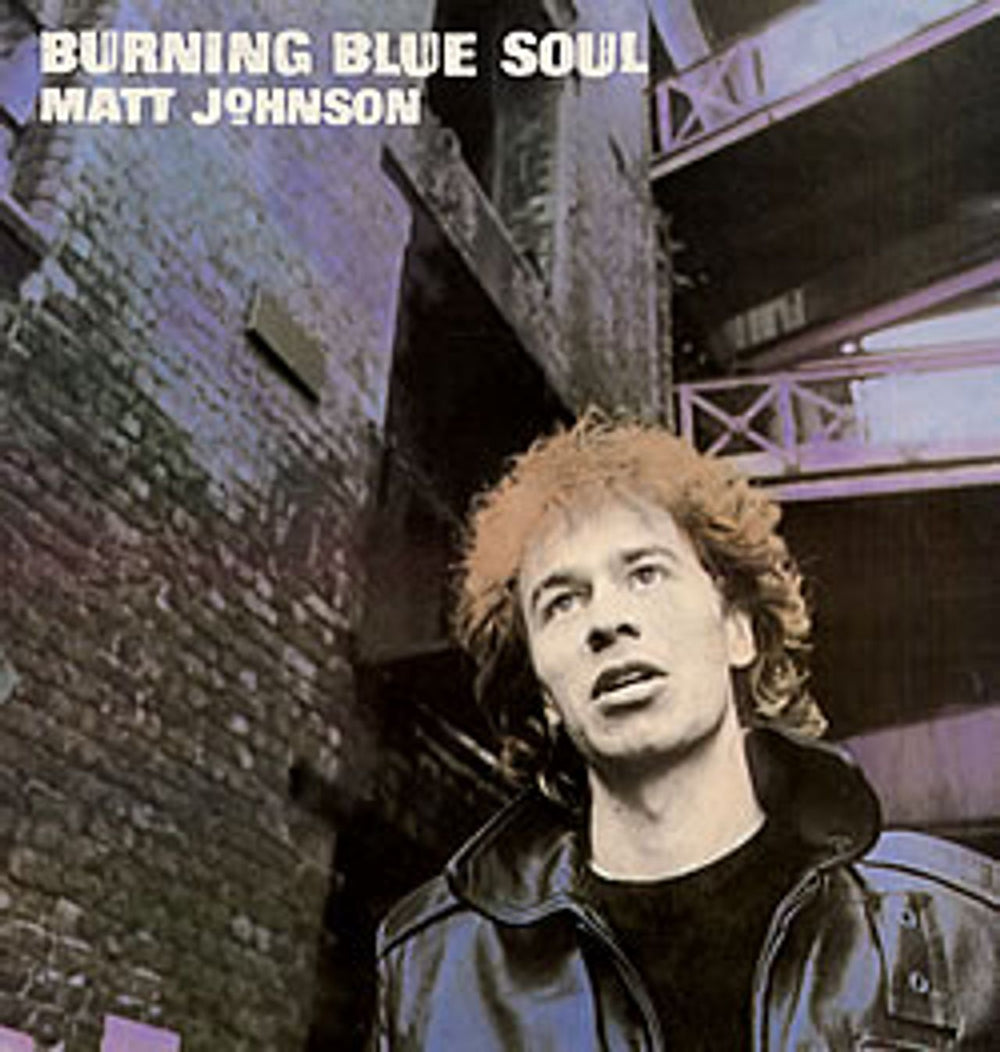 Matt Johnson Burning Blue Soul - 2nd UK vinyl LP album (LP record) CAD113