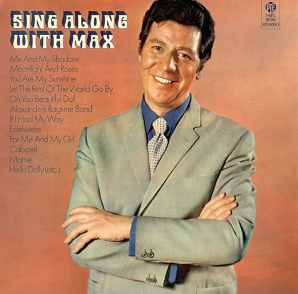 Max Bygraves Sing Along With Max UK vinyl LP album (LP record) NSPL18361