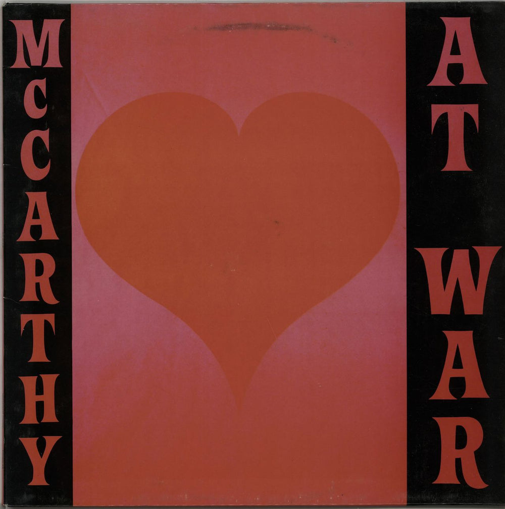 McCarthy At War UK 12" vinyl single (12 inch record / Maxi-single) DONG48