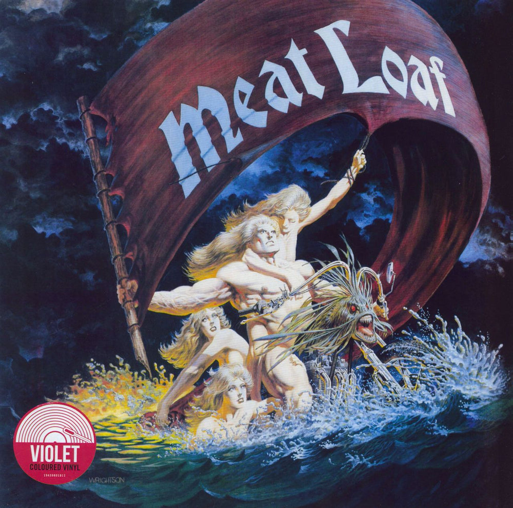 Meat Loaf Dead Ringer - Violet Vinyl UK vinyl LP album (LP record) 19439801811