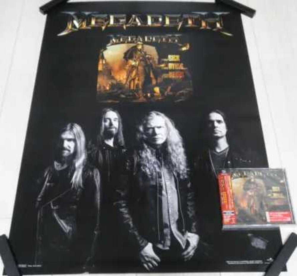 Megadeth The Sick, The Dying... And The Dead! + Poster Japanese 2-disc CD/DVD set 4988031558348