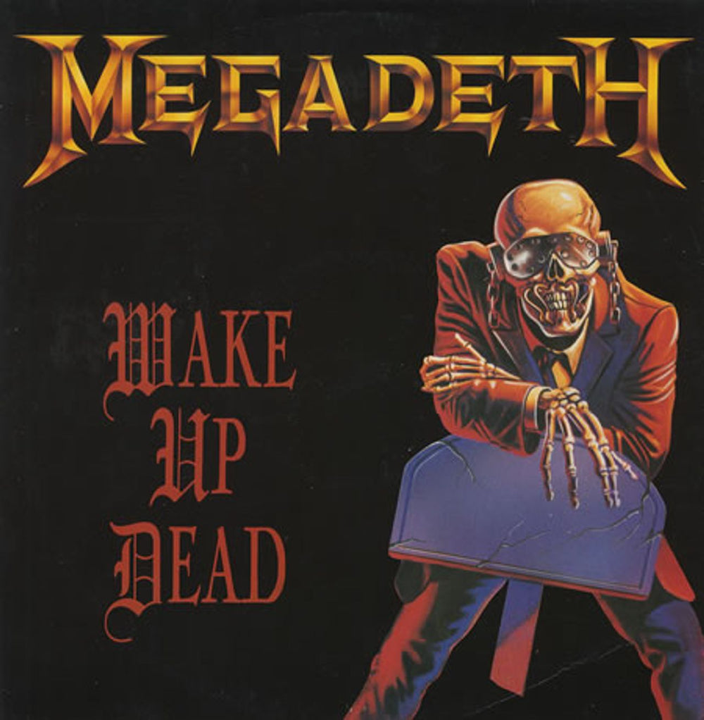 Megadeth Wake Up Dead UK 12" vinyl single (12 inch record / Maxi-single) 12CL476