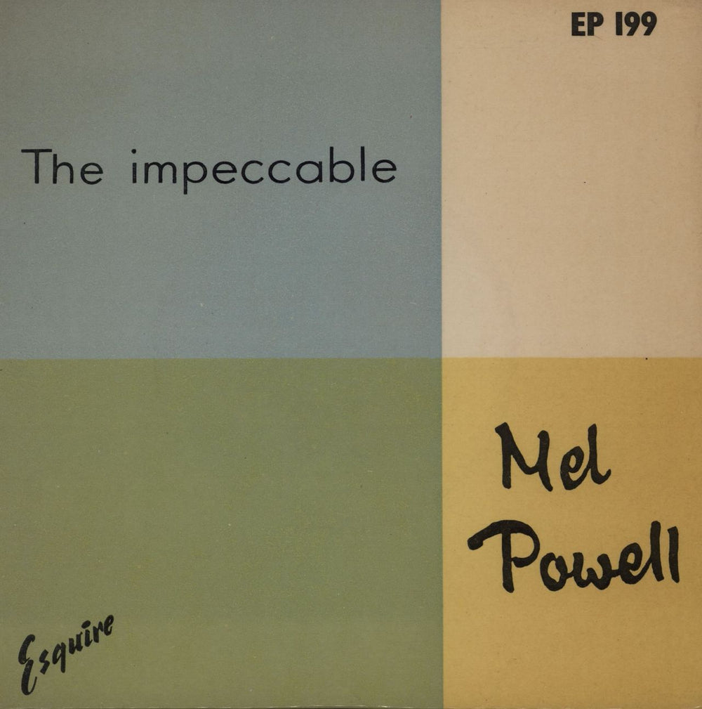 Mel Powell The Impeccable UK 7" vinyl single (7 inch record / 45) EP199