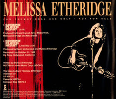 Melissa Etheridge Chrome Plated Heart US Promo CD single (CD5 / 5") PR2713-2