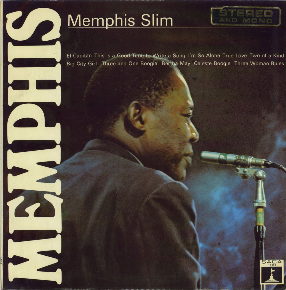 Memphis Slim Memphis Slim UK vinyl LP album (LP record) EROS8000