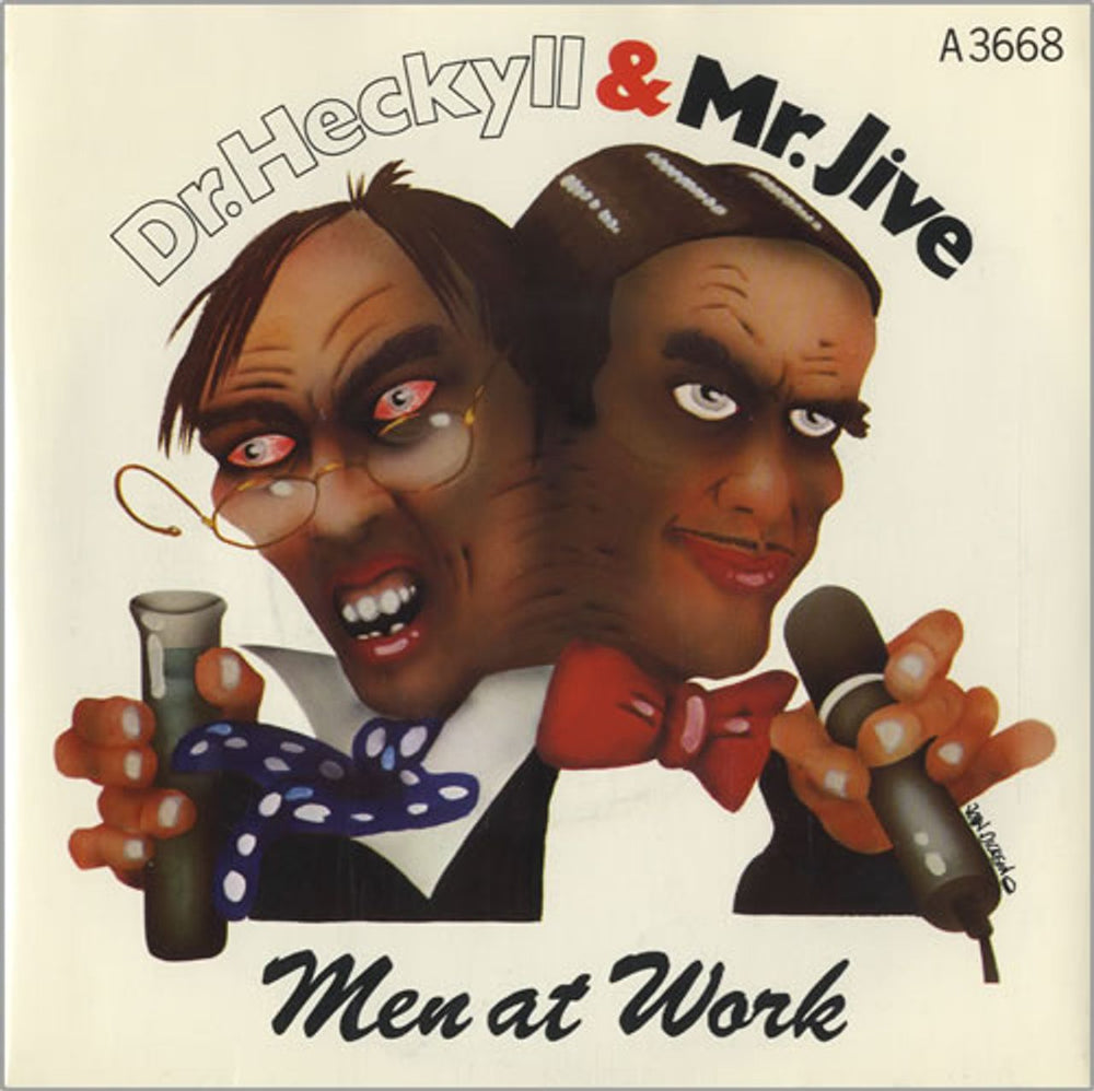 Men At Work Dr. Heckyll & Mr. Jive UK 7" vinyl single (7 inch record / 45) A3668