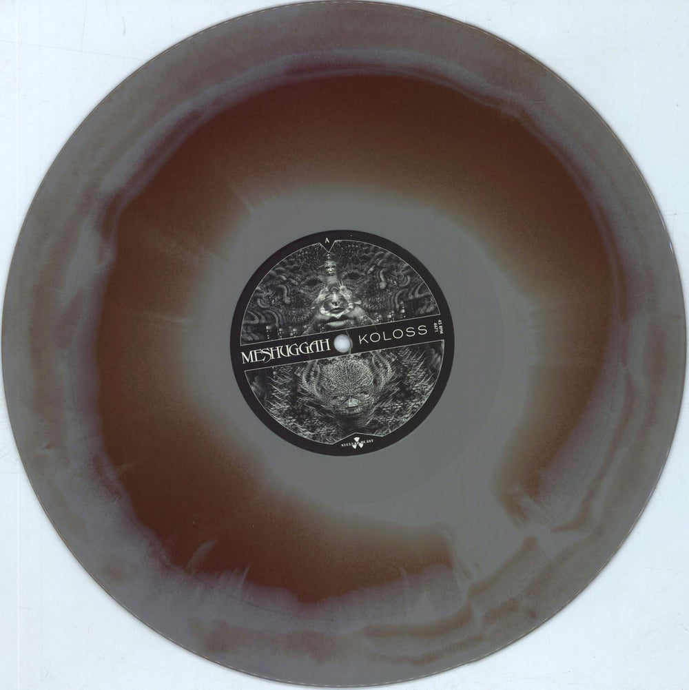 Meshuggah Koloss - Brown & Grey Swirl Vinyl US 2-LP vinyl record set (Double LP Album) QLX2LKO813935