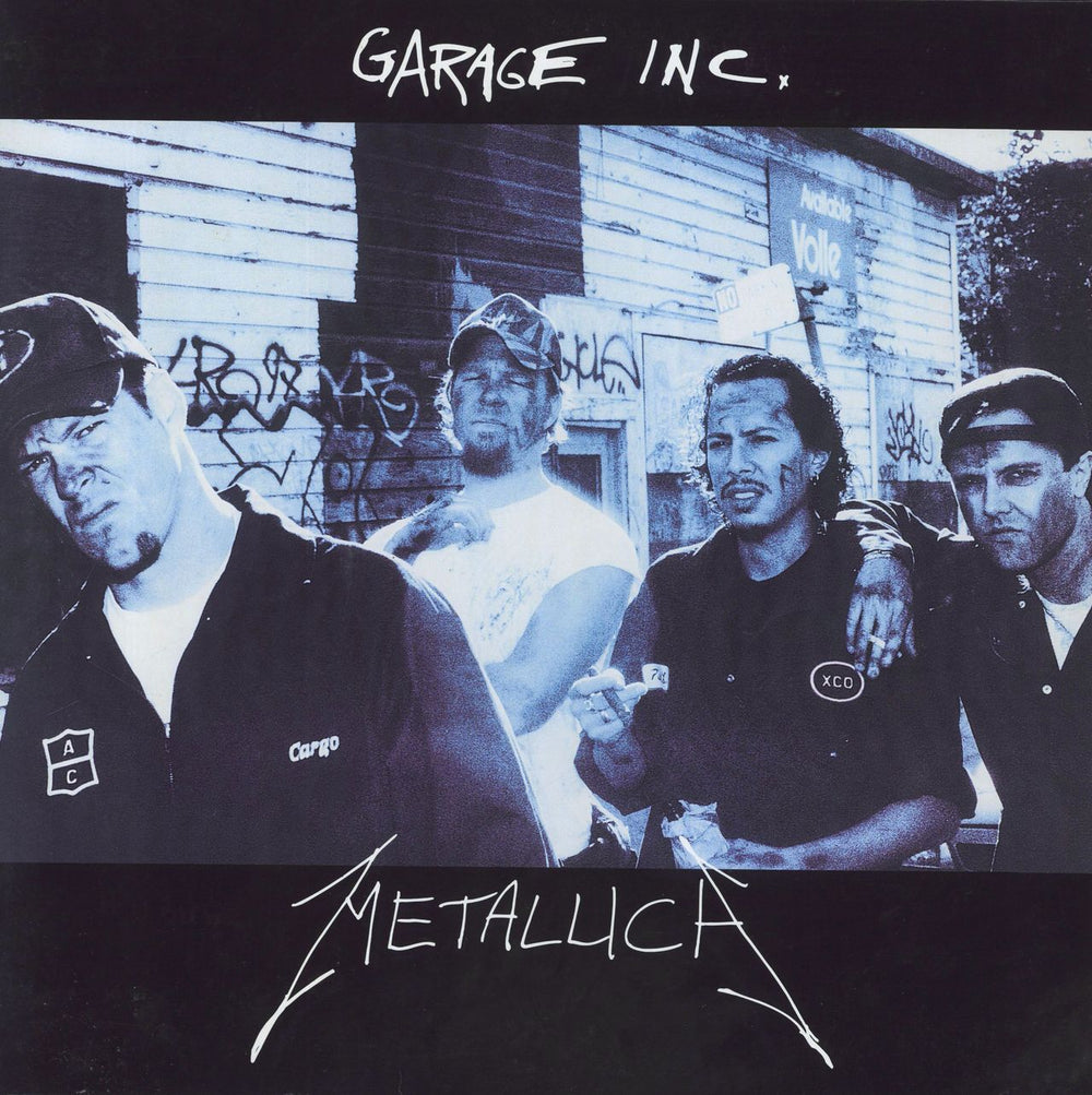 Metallica Garage Inc. UK 3-LP vinyl record set (Triple LP Album) BLCKND013-1