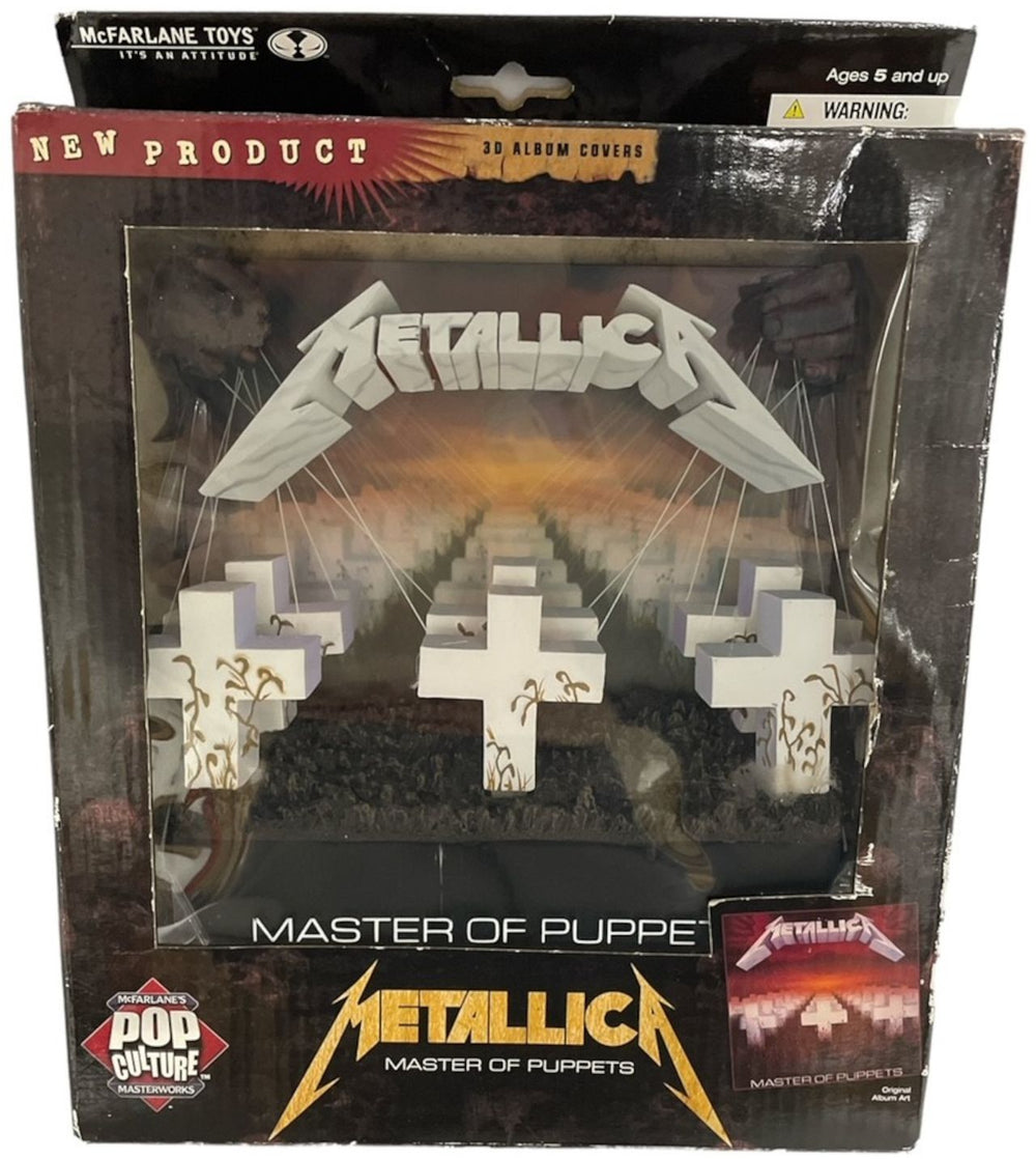 Metallica Master Of Puppets 3D Album Cover US memorabilia