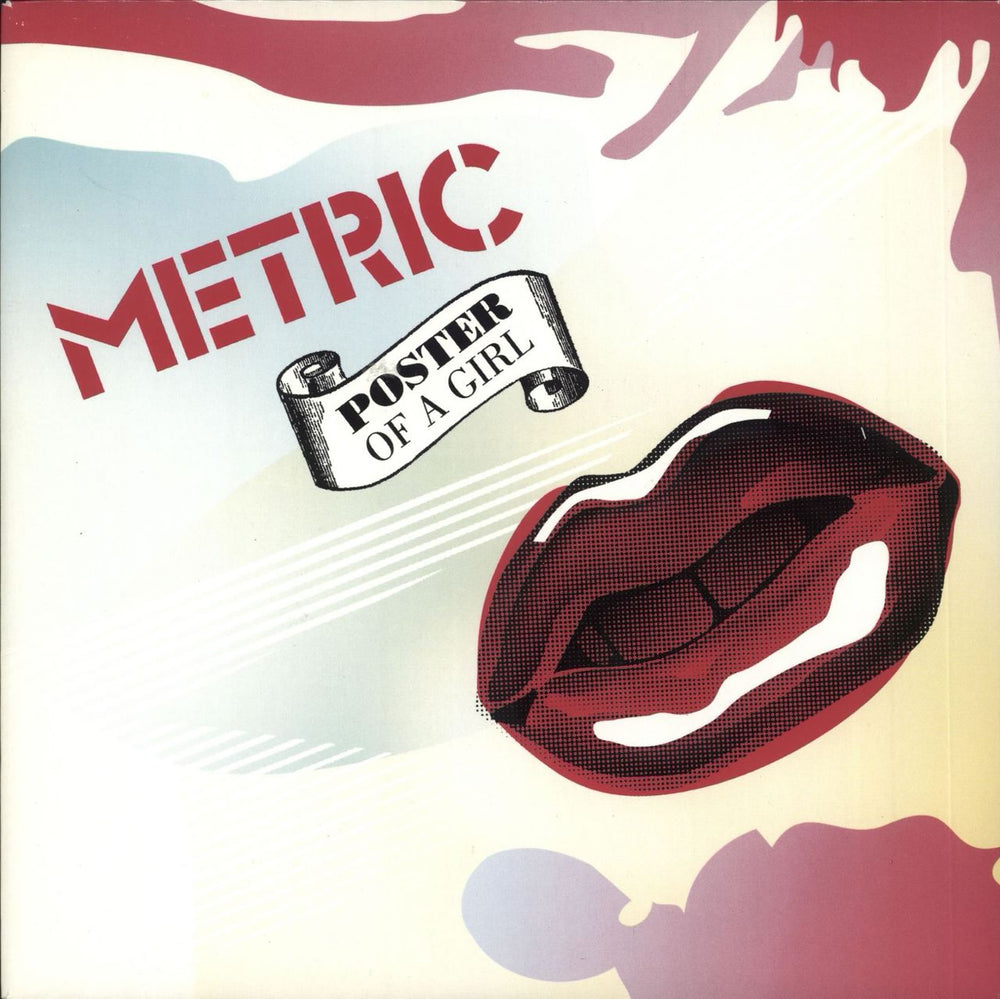 Metric Poster Of A Girl UK 7" vinyl single (7 inch record / 45) DIS0018