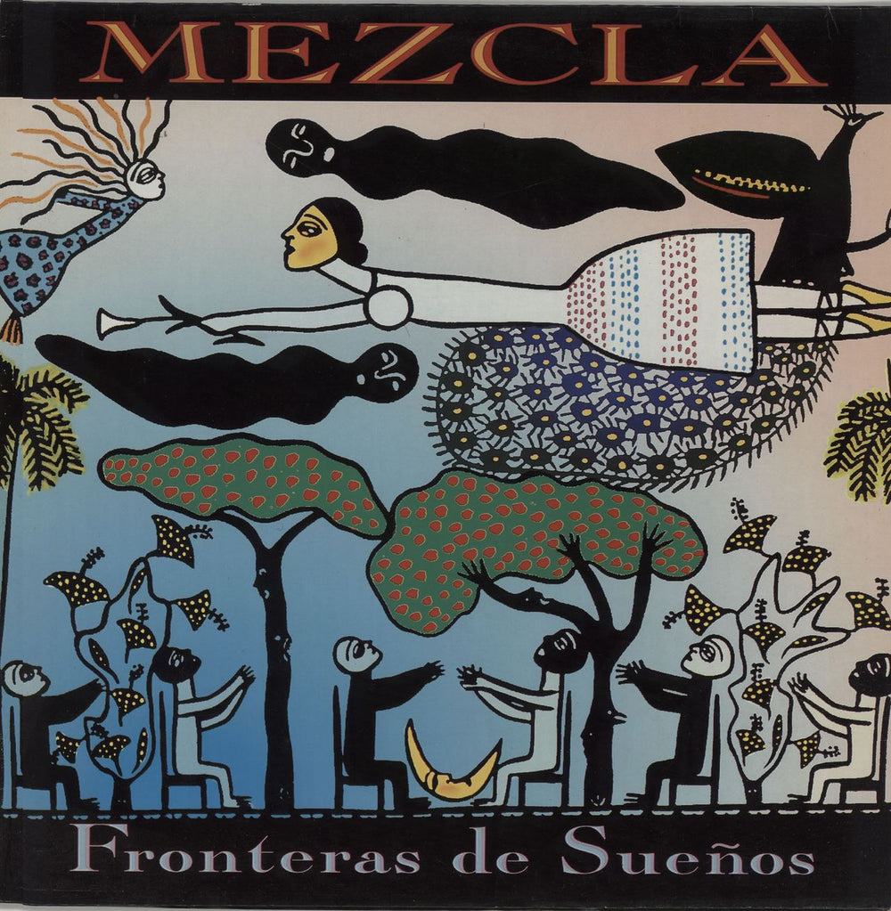 Mezcla Fronteras De Sueños - Autographed German vinyl LP album (LP record) INT30471