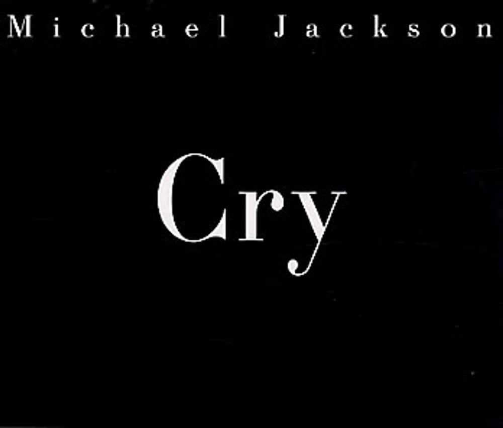 Michael Jackson Cry UK Promo CD single (CD5 / 5") SAMPCS108441