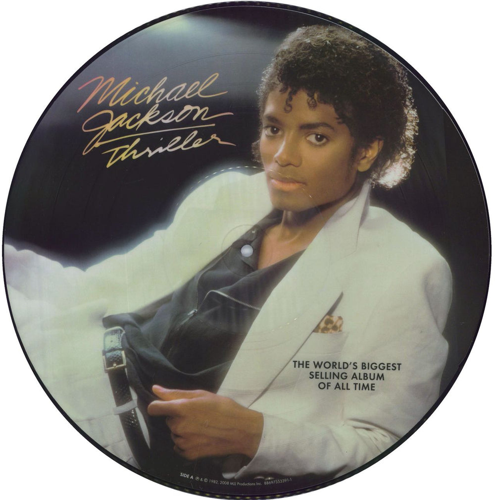 Michael Jackson Thriller UK picture disc LP (vinyl picture disc album) 88697353391-1