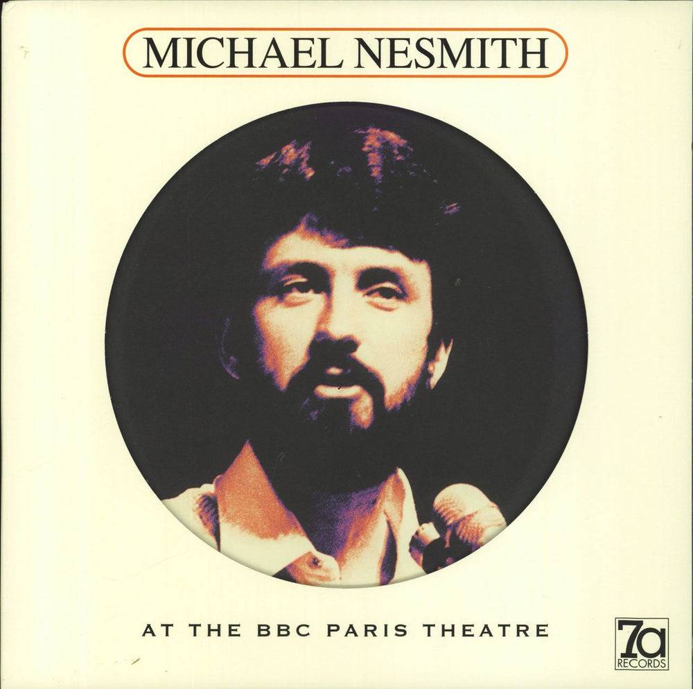 Michael Nesmith At The BBC Paris Theatre UK picture disc LP (vinyl picture disc album) 7A012