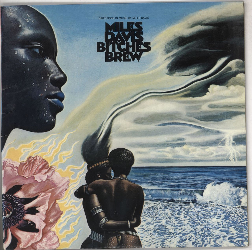 Miles Davis Bitches Brew - 90s Red Label UK 2-LP vinyl record set (Double LP Album) 4511261