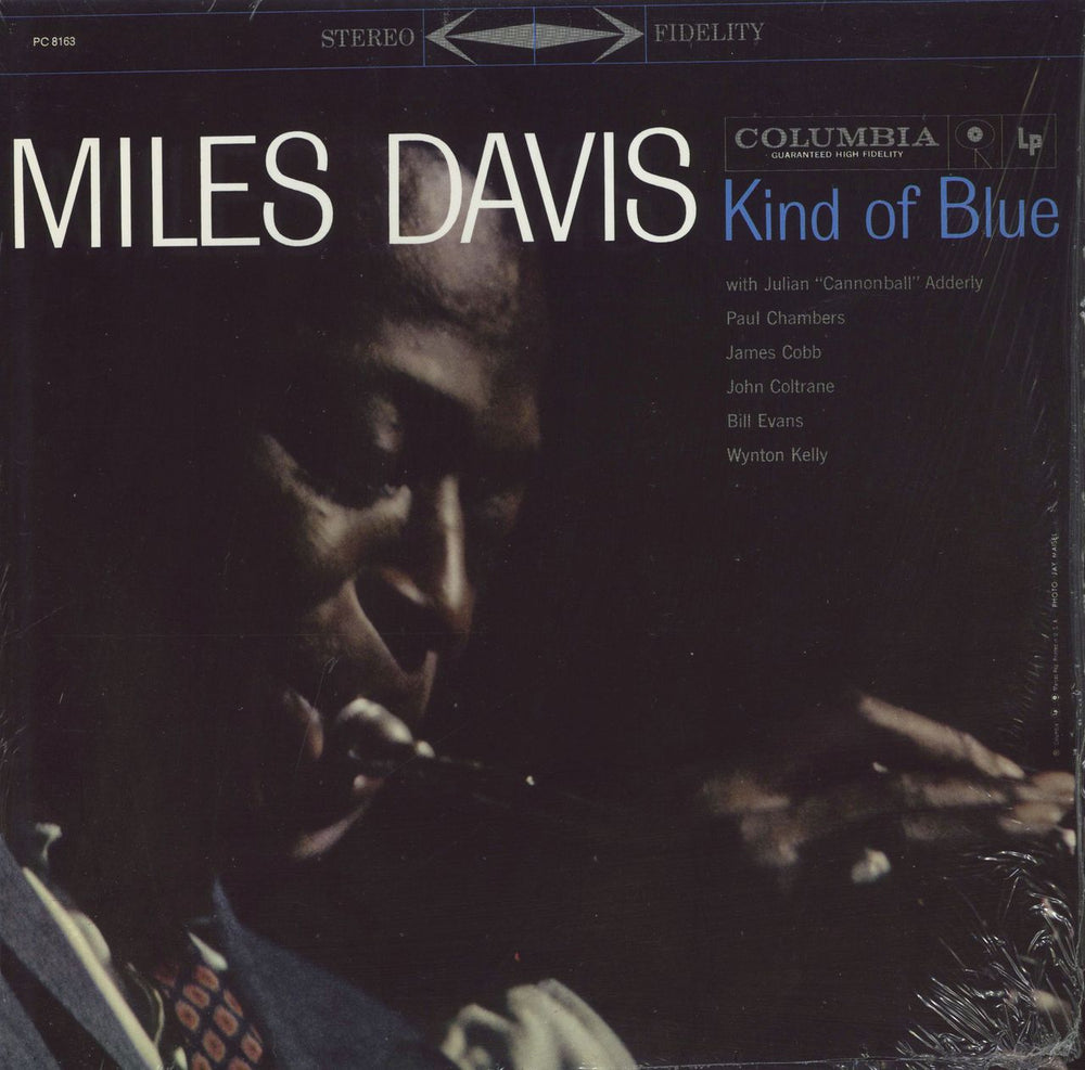 Miles Davis Kind Of Blue US vinyl LP album (LP record) PC8163