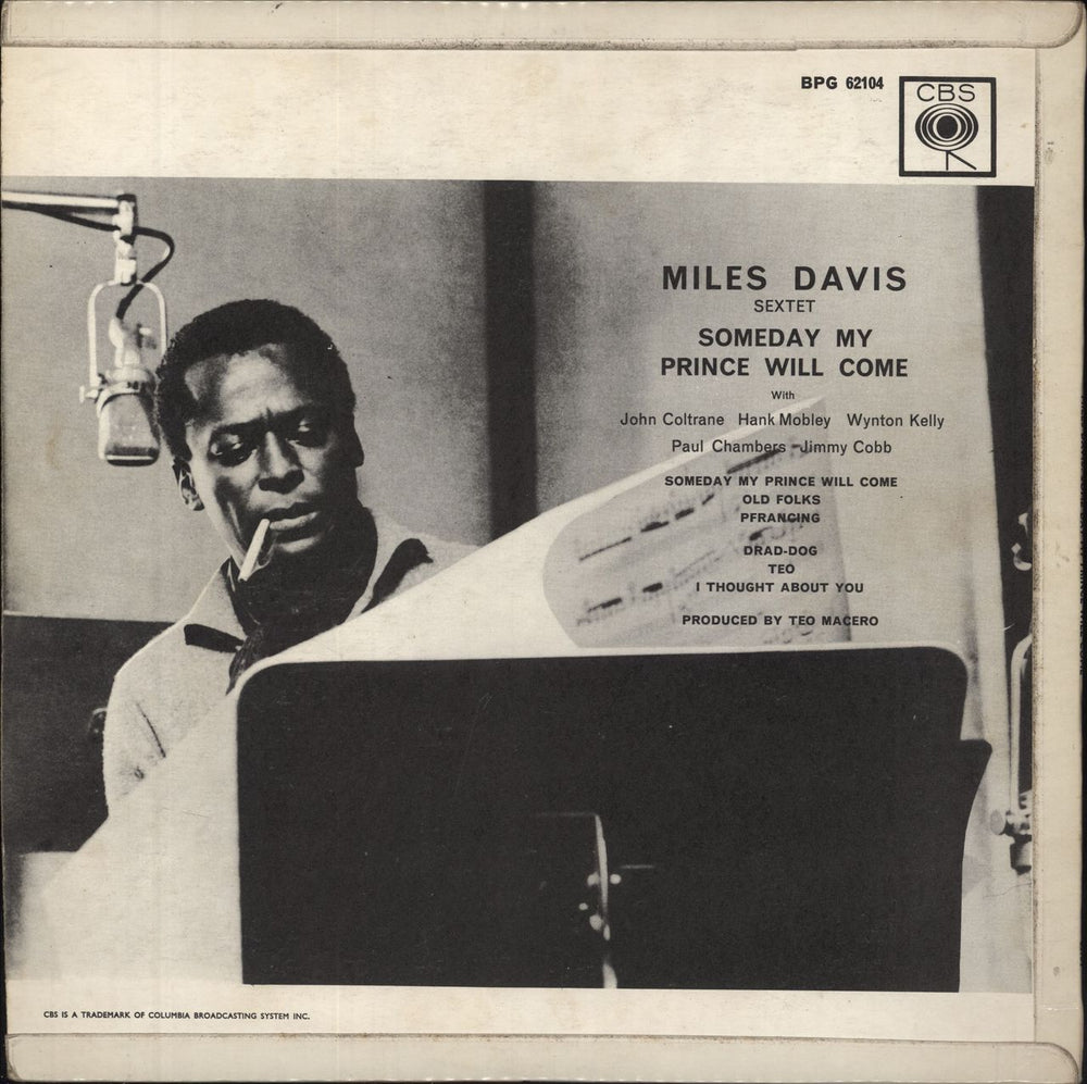 Miles Davis Someday My Prince Will Come - Mono UK vinyl LP album (LP record)