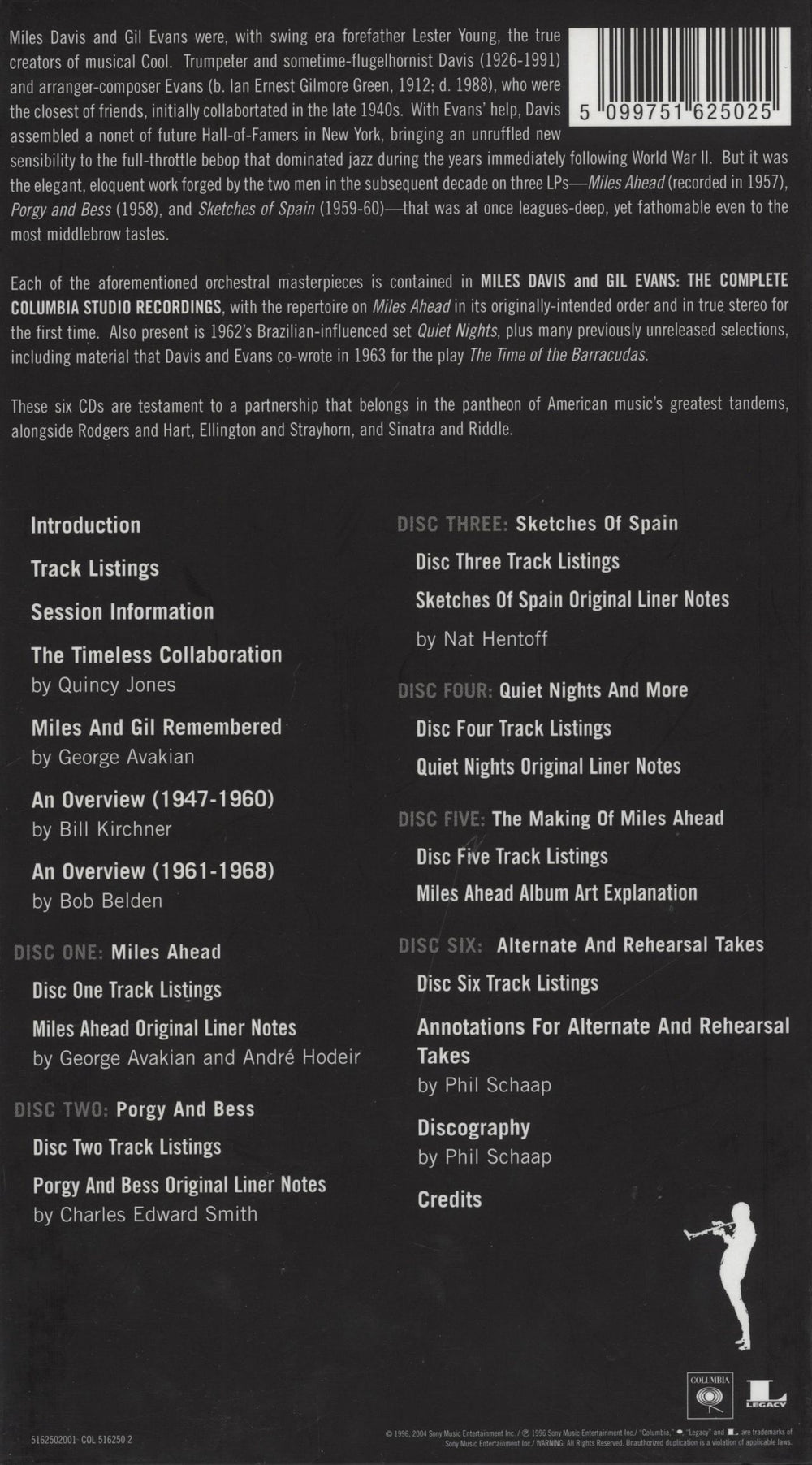 Miles Davis The Complete Columbia Studio Recordings UK CD Album Box Set 5099751625025