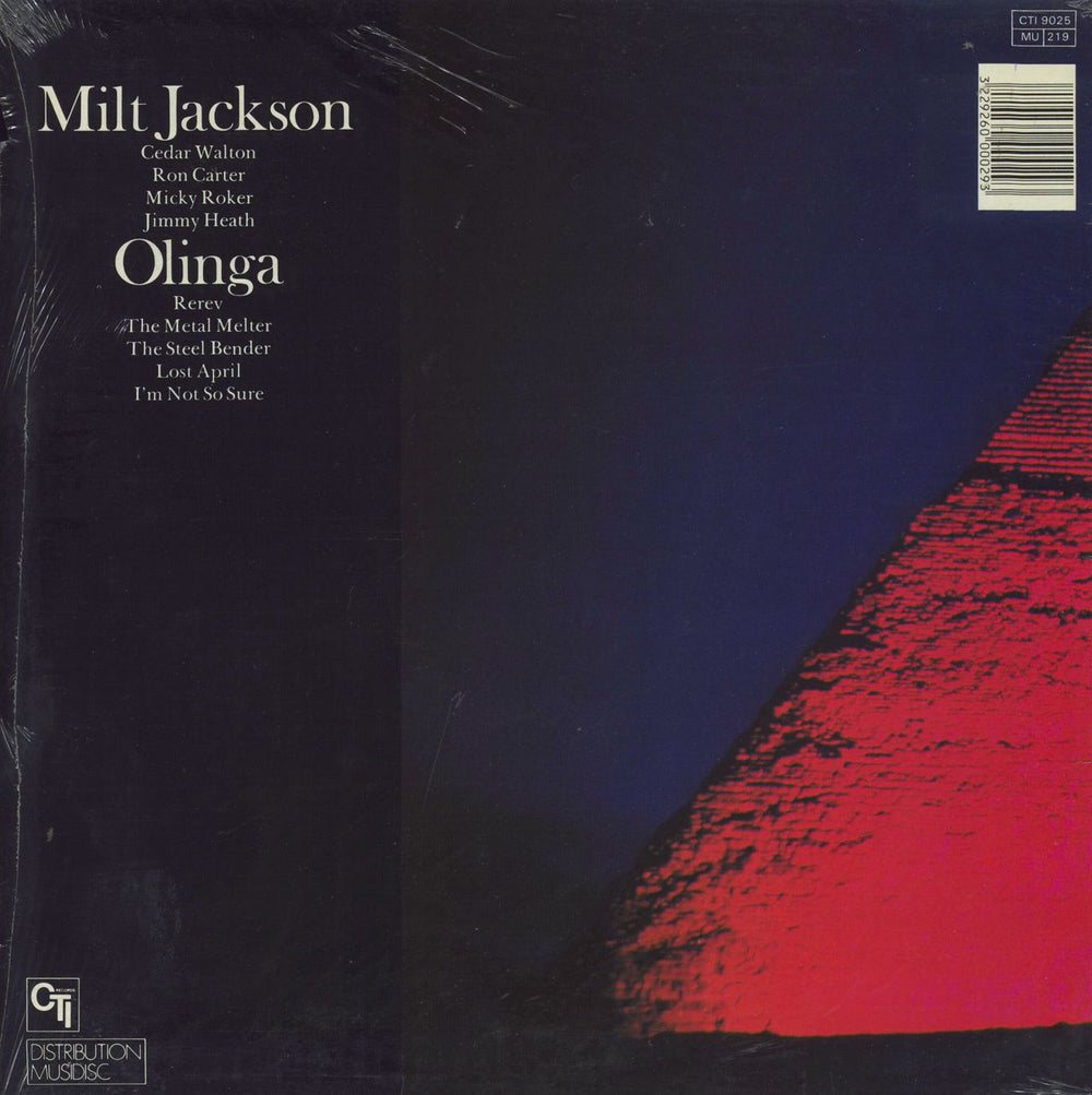 Milt Jackson Olinga - shrink French vinyl LP album (LP record)