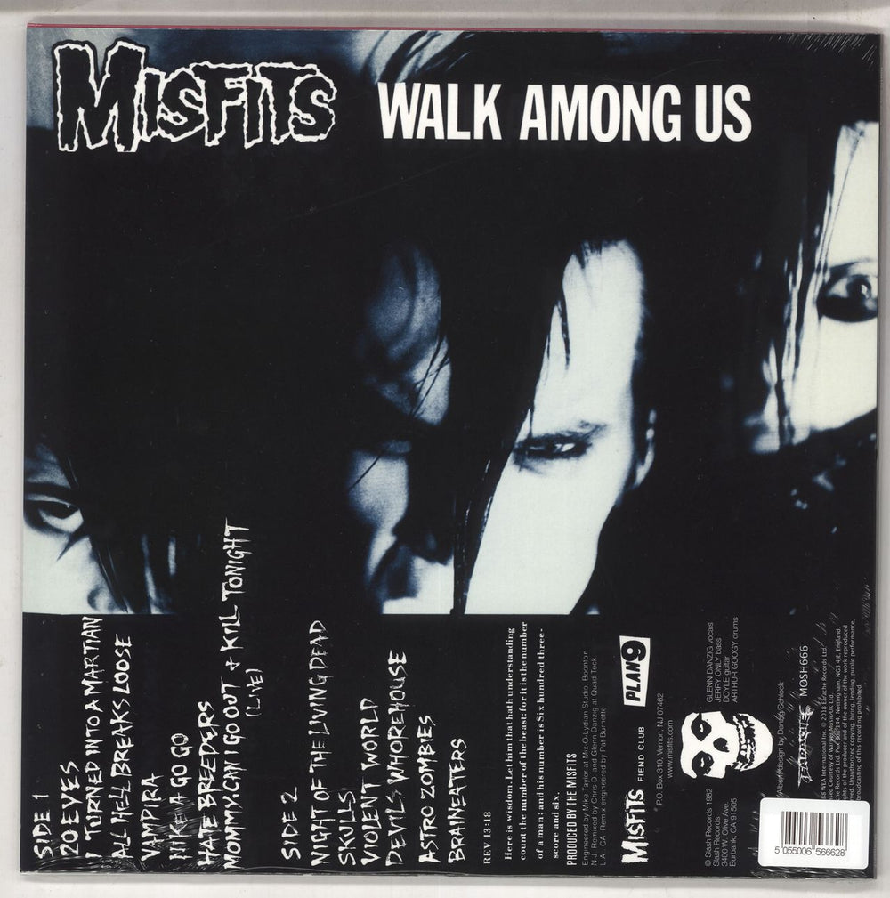 Misfits Walk Among Us - Yellow Vinyl - Sealed UK vinyl LP album (LP record) MFTLPWA709137