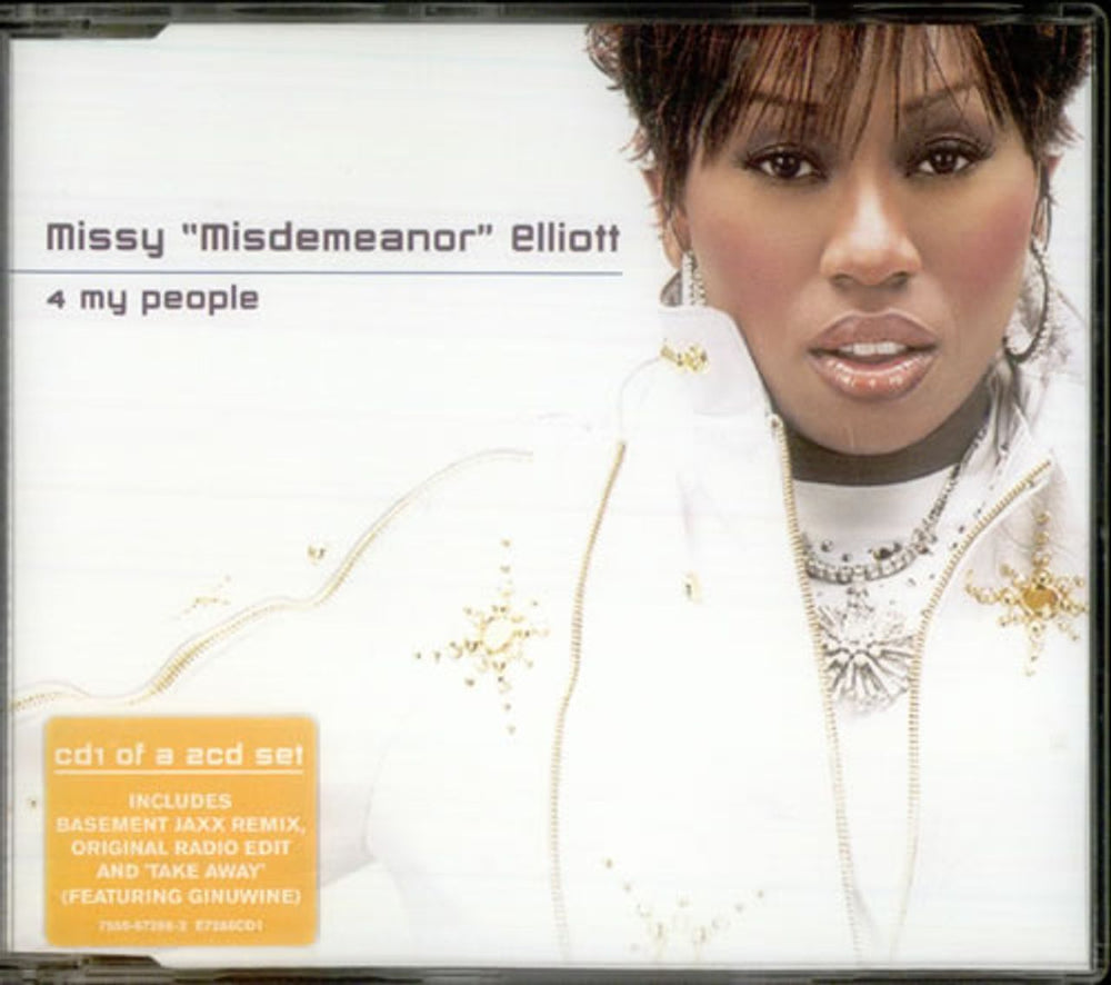 Missy Misdemeanor Elliott 4 My People - CD1 UK CD single (CD5 / 5") E7286CD1