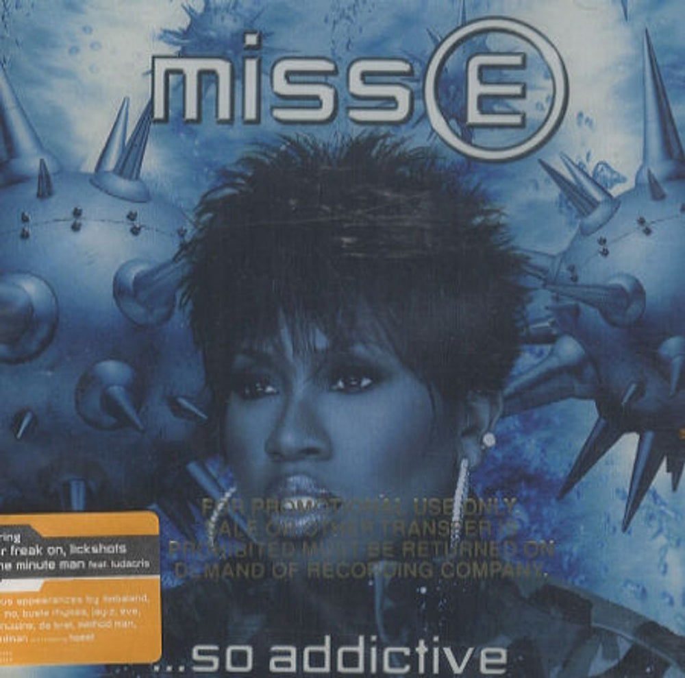 Missy Misdemeanor Elliott ...So Addictive US Promo CD album (CDLP) 62643-2