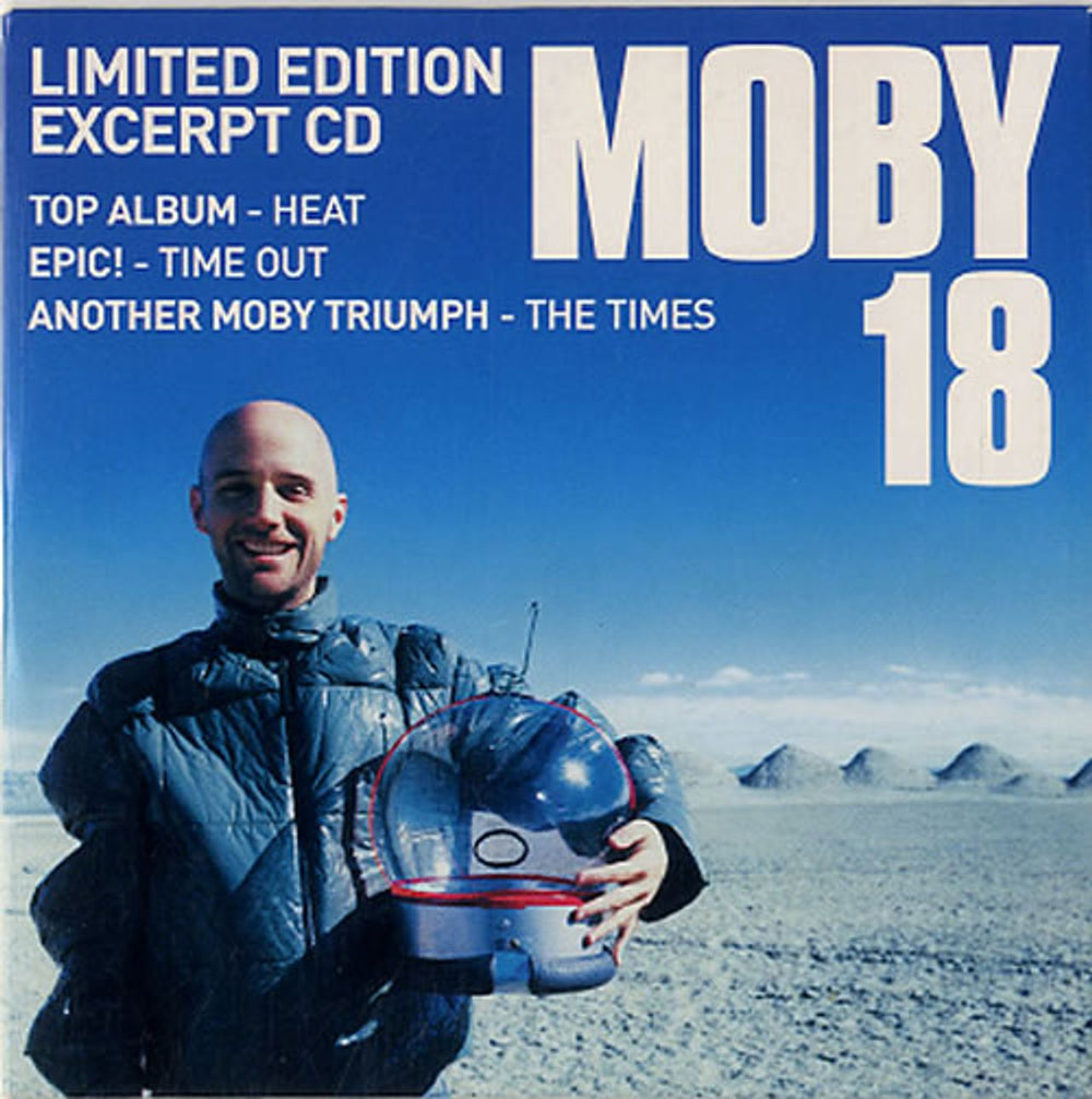 Moby Eighteen Excerpt CD UK Promo CD single (CD5 / 5") PCDSTUMM202