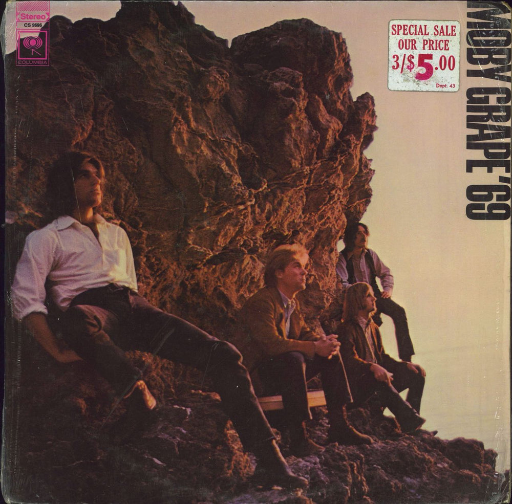 Moby Grape Moby Grape '69 - Shrink US vinyl LP album (LP record) CS9696