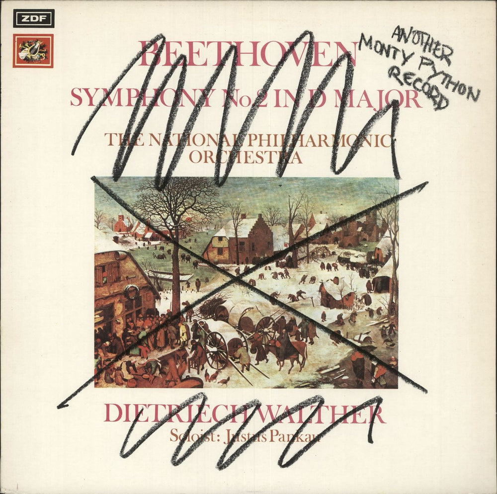 Monty Python Another Monty Python Record - Blue Label UK vinyl LP album (LP record) CAS1049