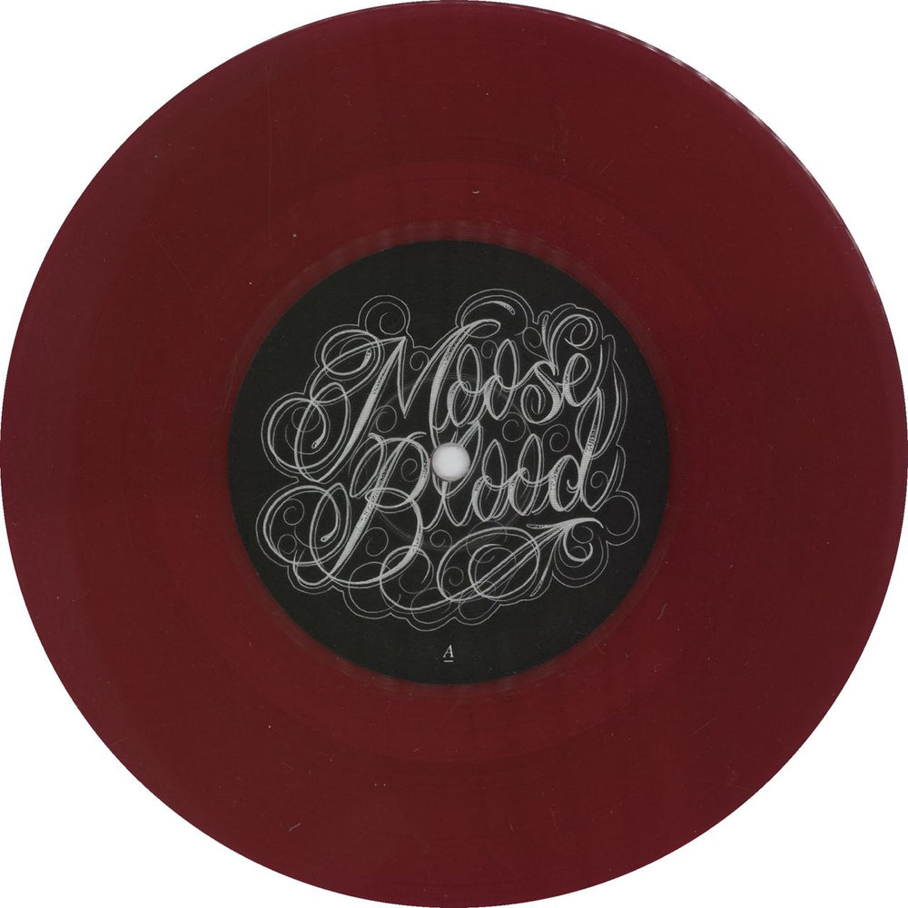 Moose Blood Moving Home - Transparent Purple Vinyl UK 7" vinyl single (7 inch record / 45) 19R07MO756047