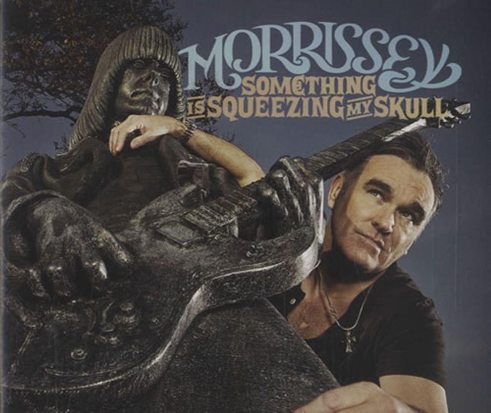 Morrissey Something Is Squeezing My Skull UK Promo CD single (CD5 / 5") MORRISSEYCD4